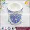 Hot sale gray decal ceramic tea light candle holder wholesale