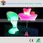 halfmoon round remote control high top led bar cocktail table