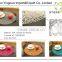 Round EVA Insulation Stain-resistant Dining Room Placemats - Set of 12