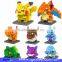 Diamond Block Pokemon Mini Building Blocks Parent-child Games Toys Pikachu