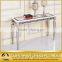 Metal Italian Design Glass Console Table