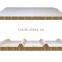 Acoustic insulation Pressed/Corrugated Steel Rock Wool sandwich wall panel