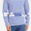 The mens and womens wholesale striped t-shirt cotton custom sailors striped shirt long sleeve unisex t shirt