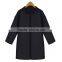 new design plus size straight fit None neck korean style fashion women coat