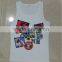 girls tank top. Monster high2015 fashion high quality printed girls cotton tank top
