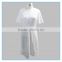 European Summer Fashion Elegant White Lace Cotton Dress Pattern Wholesale