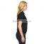 women office working clothes short sleeve polo shirt ladies work uniform style made in china