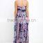 Special Effects Purple Floral Print Maxi Dress