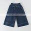 Latest fashion casual denim children girls flare pants