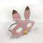 Cute rabbit felt cute rabbit/ fox party mask with elastic cord