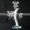 Hot Sale !!! Unique crystal candle holder with diamond for home decration JKC-0005