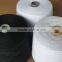 raw material polyester spun yarn