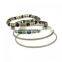 New Acrylic bracelet Zinc Alloy Multi Bangle Sets with old gold color