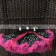 China factory directly sell satin black with white spot hot pink frills pettiskirts