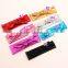 Boutique fancy baby shiny gold stretchy headband , toddler girls turban head wrap M5062007