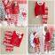 Hot sale popular fashion children christmas pajamas matching family christmas pajamas