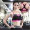 Yiwu bra manufacturer custom high strength shockproof front zip sexy adjustable sports bra women