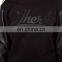 CHEFON Women Leather Sleeve Sweatshirt CAH0033