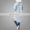 Fashion Style Latest Abaya Muslim Design Top Wholesale Long Seelves Women Denim Tunic Jeans Shirt Blouses
