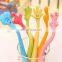 South Korea stationery cute Fighting cartoon gesture pen finger gel pen