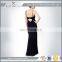 Sexy styling woven casual dresses for women black evening dress