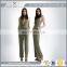 halter neck playlist adult jumpsuit 2016 women jumpsuit with mesh and invisible zipper at center back