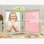 Floral Baby Handprint Kit Hand and Footprint Photo Frame Baby Soft Clay Display for Keepsake