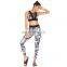 supplex fabric sport leggings fitness Sublimated active wear