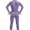 Unisex Full Body Purple Sport Spandex Lycra Zentai Costume Morph Suits Large