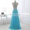 New Fashion Gorgeous High Neck Chiffon Crystal Evening Gowns Evening Dresses LX301