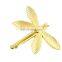 golden dragonfly animal hair clips customized metal hair clips hair accessories from yiwu factory