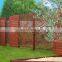 corten steel villas metal fencing gate for backyard
