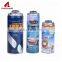 Tall round aerosol can and aerosol spray tins can aerosol tin cans