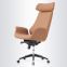 Modern office furniture executive armrest full leather office chair with wheel