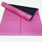 OEM Natural Rubber PU Leather Yoga Mat with Factory Price