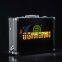 Three Bottle Champagne Case and Carrier with Infinity Mirror  custom LED Champagne