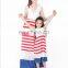 America 4th July HolidayLace Patchwork Print Kids Clothes Girl Dress Women Mom And Me Dress (this link for girls,1-12years)
