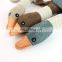Hot selling durable wild goose squeaky interactive canvas dog toy
