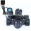 1 1/2 water flow control plastic irrigation solenoid valve 150P 1.5 inch DN40 PE50 12V DC Latching