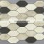Foshan 3D Glass Hexagon Kitchen Backsplash Bathroom Mosaic Tile bathroom and kitchen wall tiles