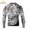 Whole Sale Printed Fight wear Men's BJJ MMA Customize Rash Guard