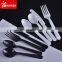 Wholesale cutlery flatware silver look plastic cutlery