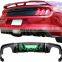 Honghang Factory ABS material Car Rear Lip Gloss Black Diffuser For Mustang GT 2018-2020