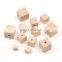 natural color organic round wood spiral wooden beads DIY accessories eco-friendly wood  balls 20mm