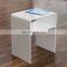 Custom White Acrylic Perspex Bedside Table