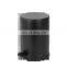 NEW black small trash can 5Liter special shape step pedal bin waste bin bathroom household