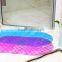Plastic anti slip bath mat safety ellipse massage home mat