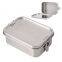 Wholesale Stainless Steel Rectangle Food Storage Containers Leak proof Lunch Box with Lid