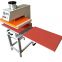 Down mobile double worktable pneumatic heat press machine pneumatic clothing hot drilling machine pneumatic T-shirt digital printing machine 40*60