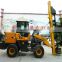 Mini multifunction front loader drill attachment auger